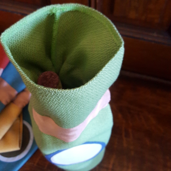 Aster and Sage textile lime green gift bag - Picture 3 of 4